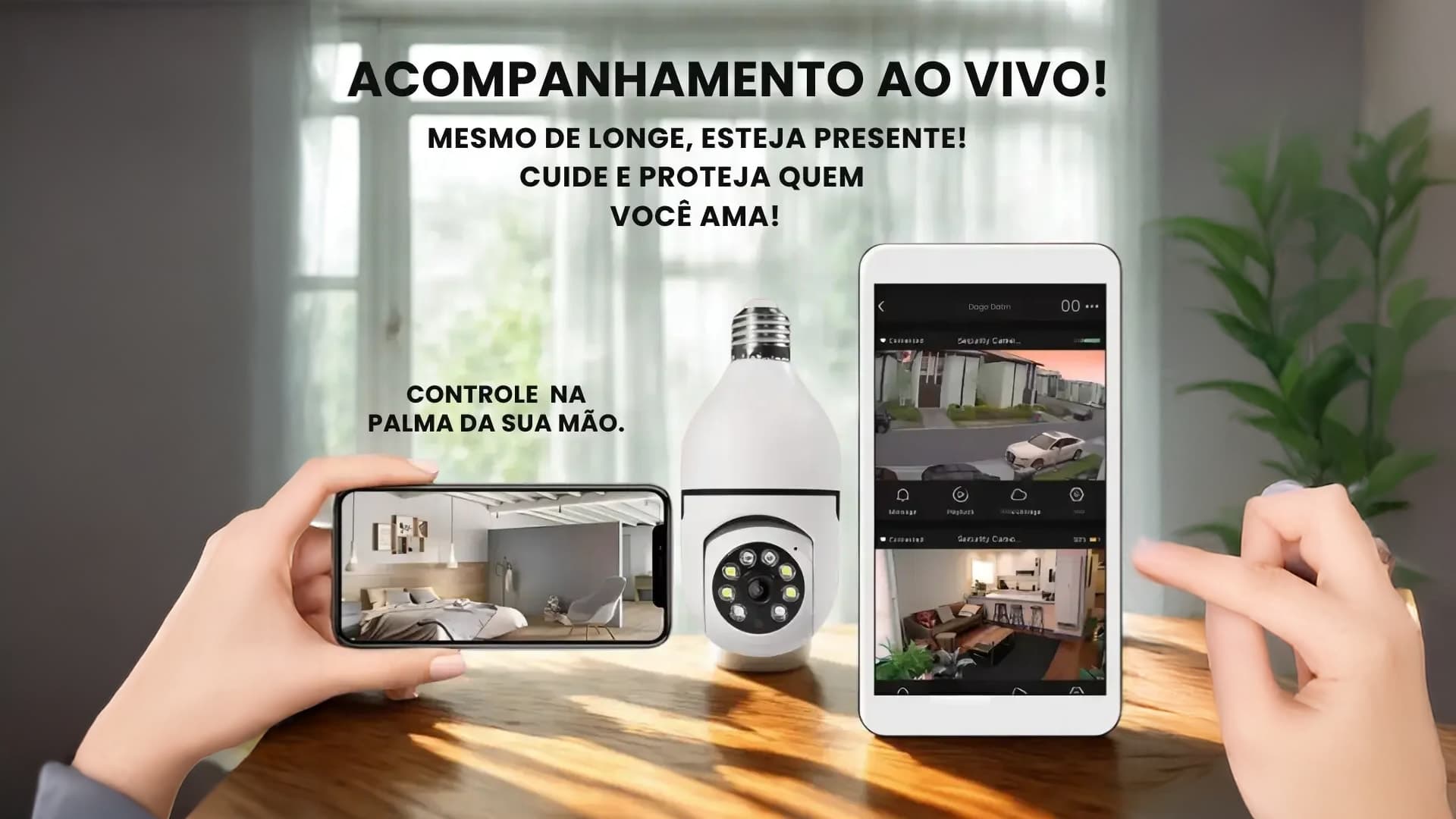Câmera Lâmpada 360° Wi-Fi - Image 2