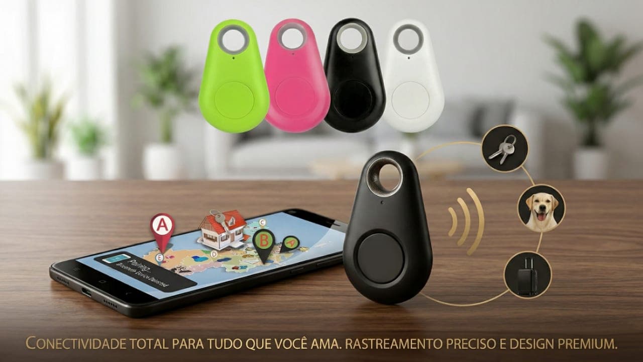 Chaveiro Rastreador GPS Bluetooth