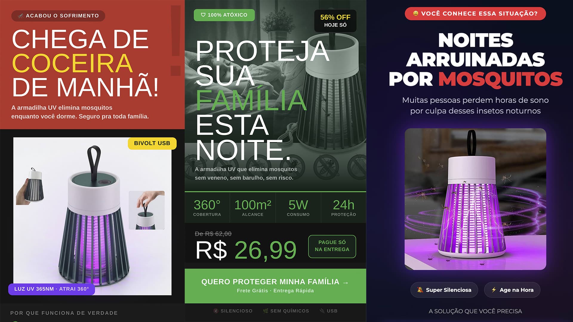 Luminária Mata Mosquito UV - Image 3