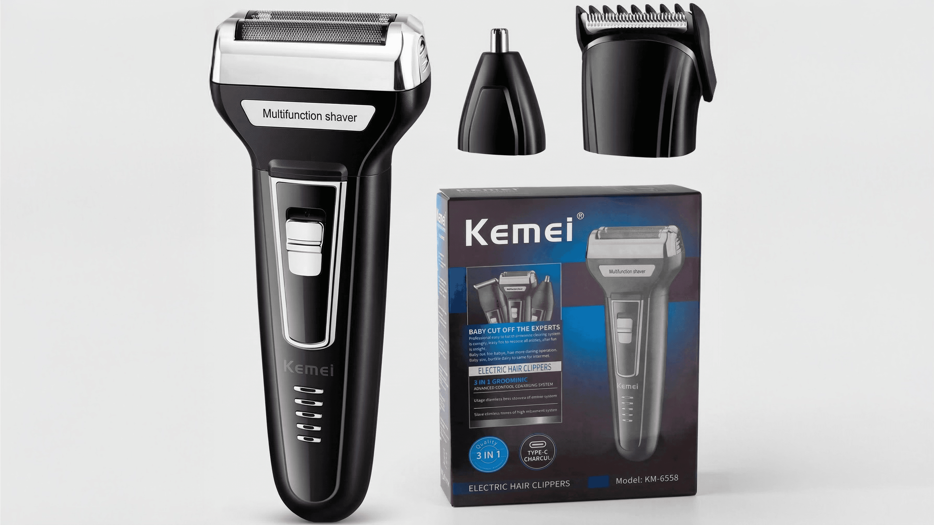 Barbeador Elétrico 3 em 1 - Image 5