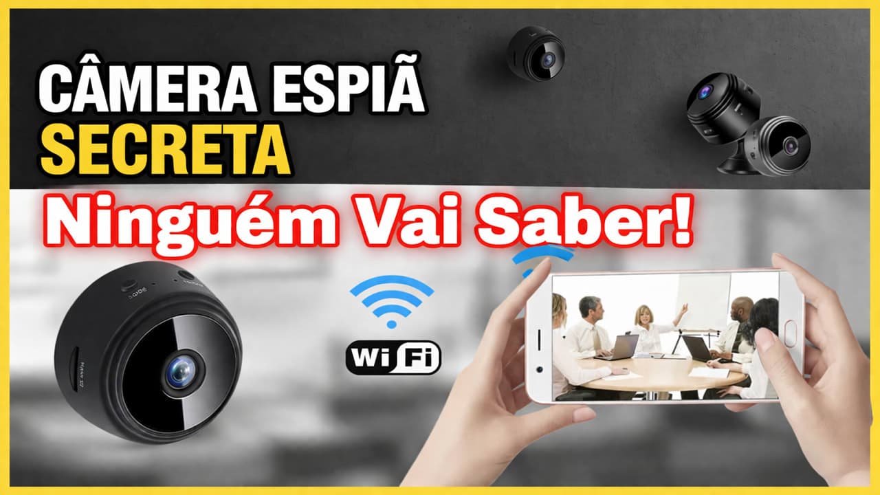 Mini Câmera Wi-Fi A9